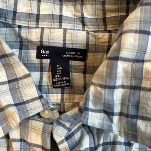 Camisa a cuadros azul